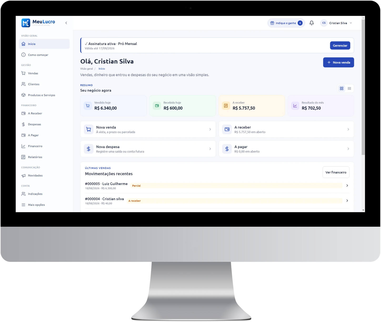 Mockup do Portal Cidade em Destaque